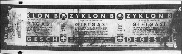 Zyklon-B Label
